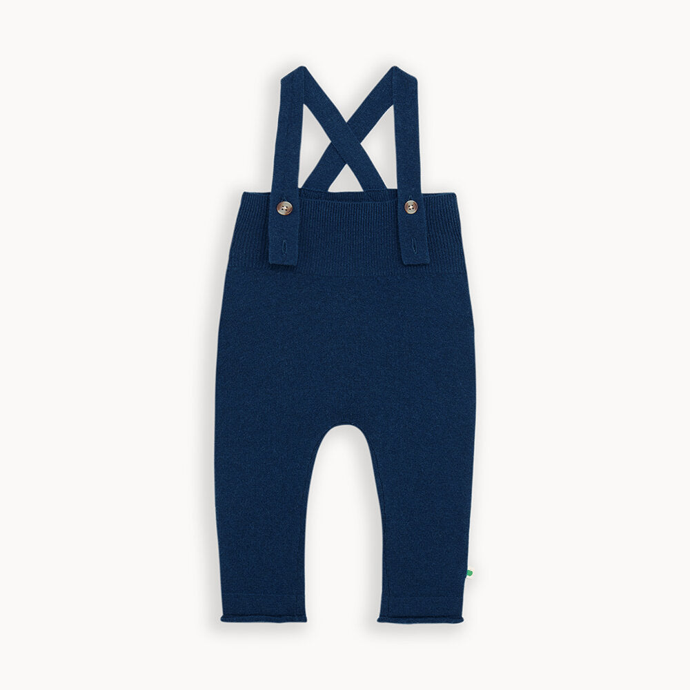 Harper - Navy Knit Dungaree