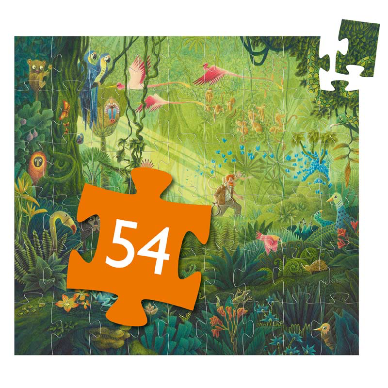 Silhouette  Puzzle - In the Jungle 54pcs