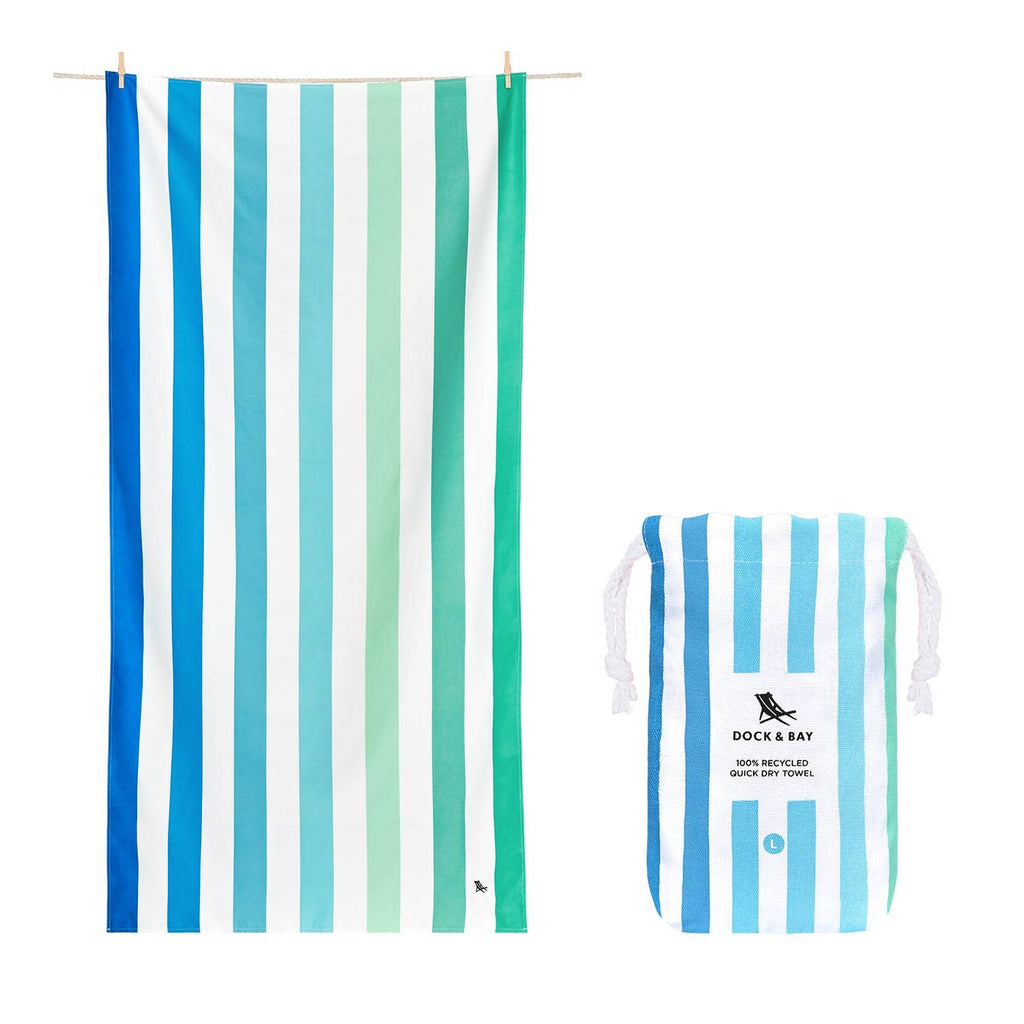 Dock & Bay Quick Dry Towels - Summer - Endless River - XL