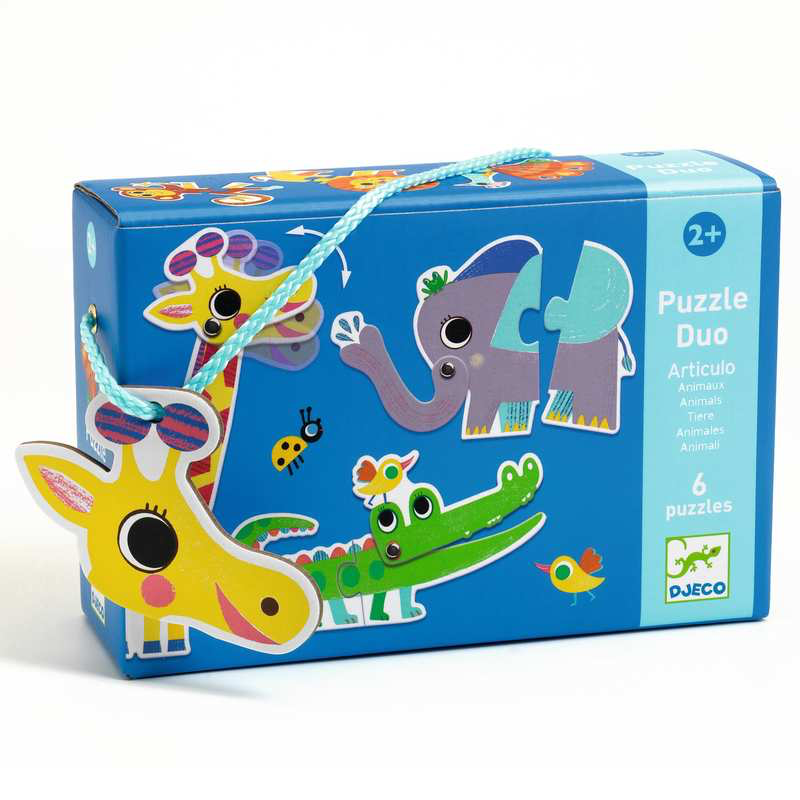 Djeco Puzzle Duo - Articulo Animals