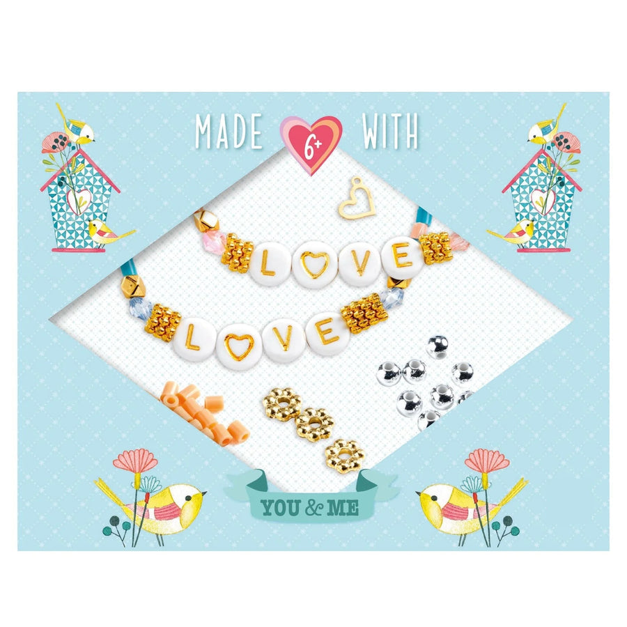 Duo Jewels Set - Letter Threading