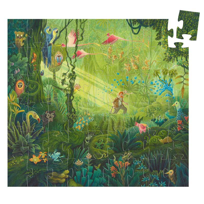 Silhouette  Puzzle - In the Jungle 54pcs