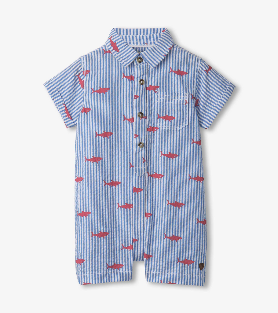 Baby & Toddler Boys Shark Silhouette Woven