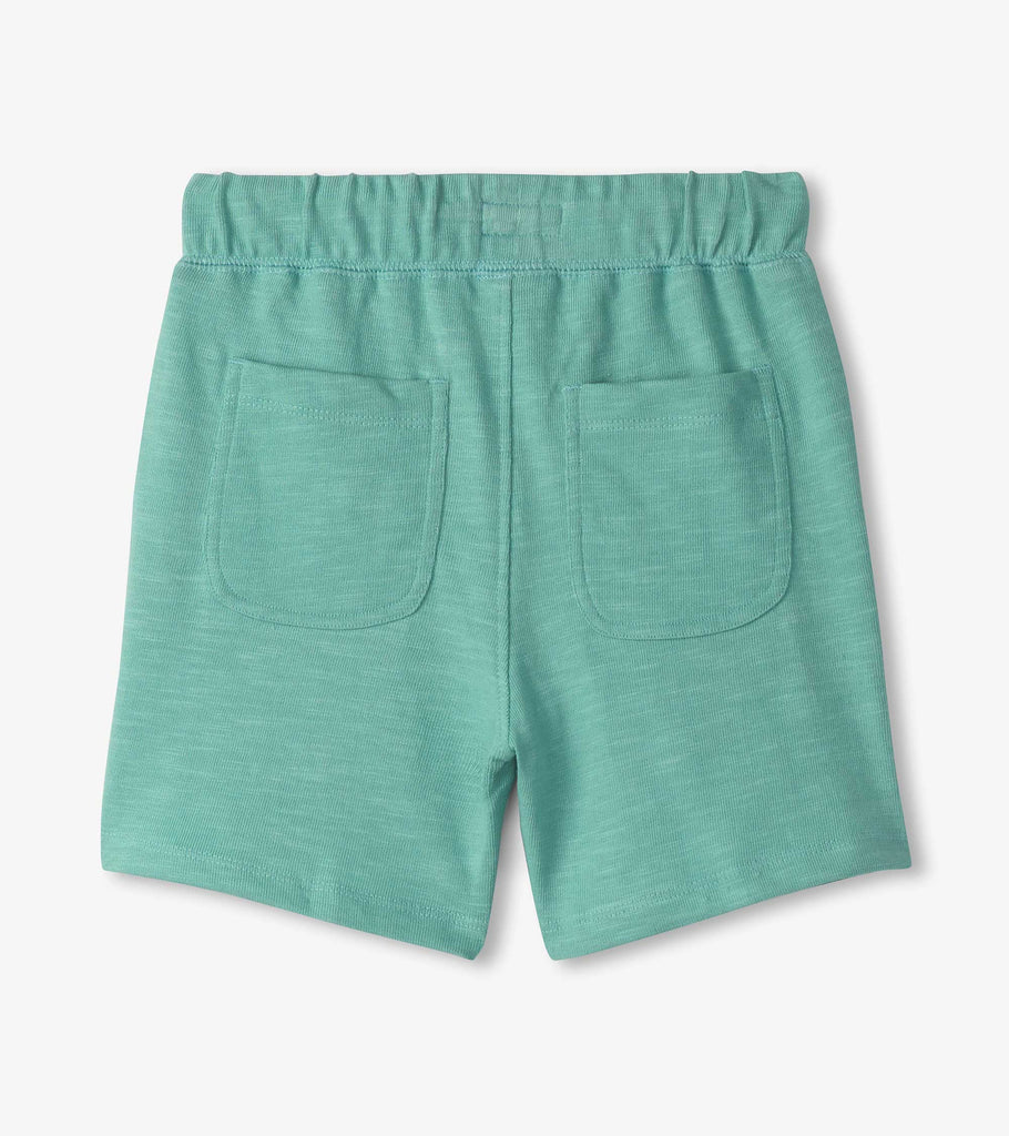 Boys Nile Blue Relaxed Shorts