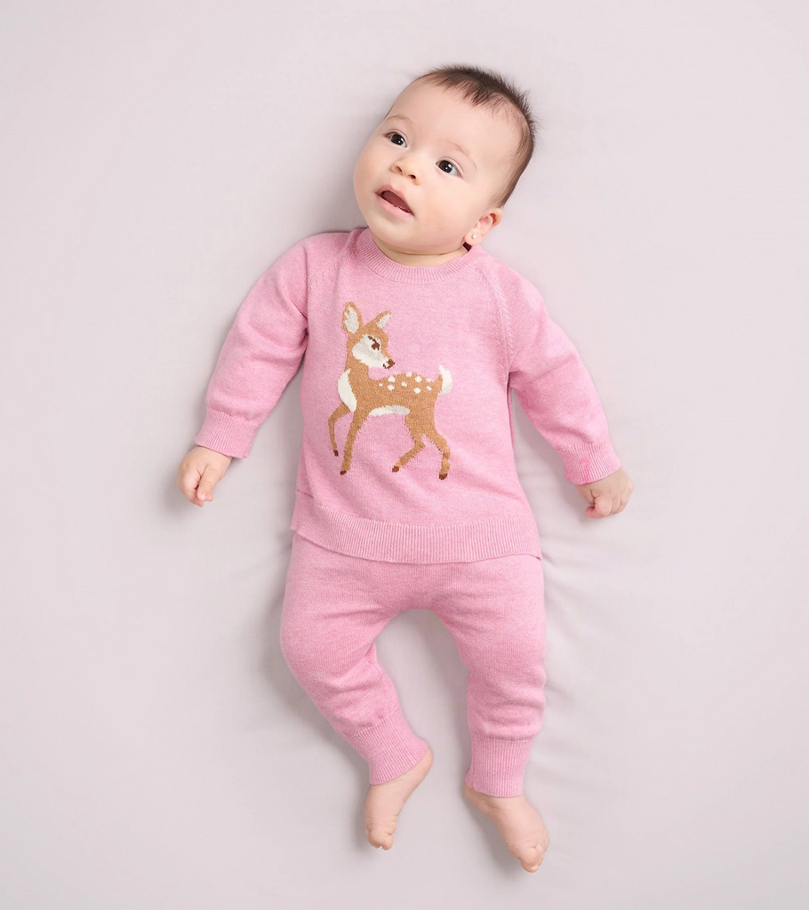 Baby Girls Baby Doe Pullover Sweater & Pants