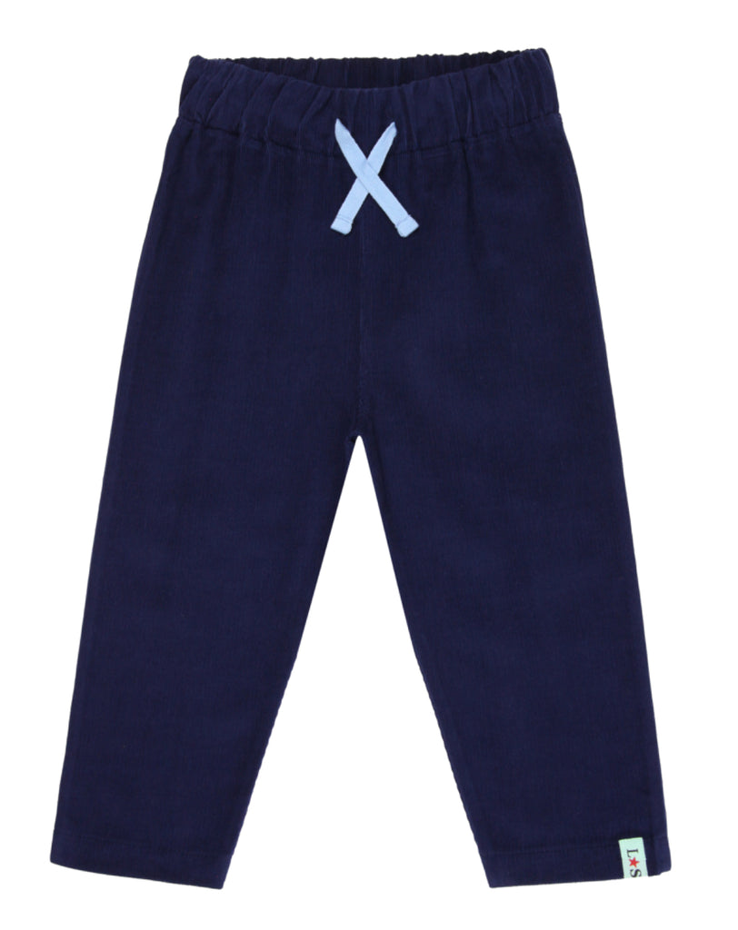 Navy Cord Trousers