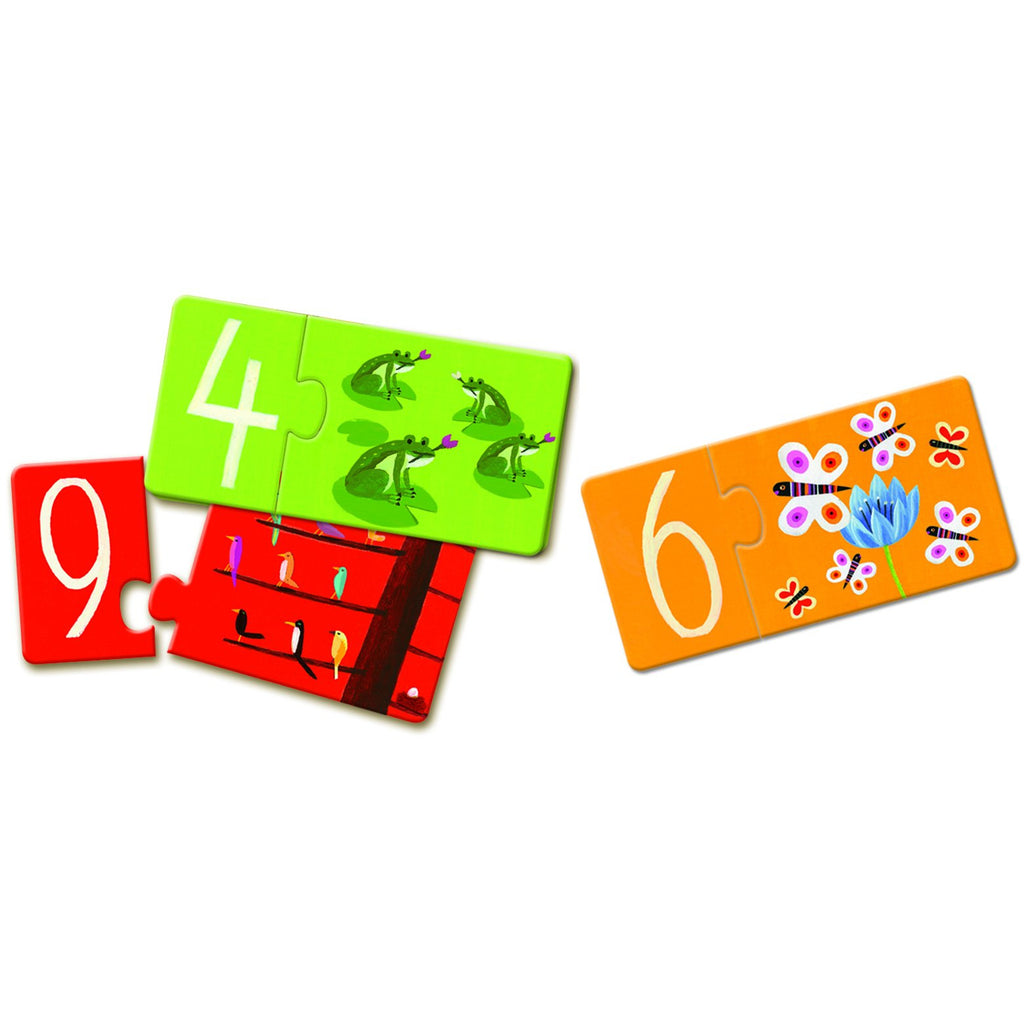 Djeco Puzzle Duo - Numbers