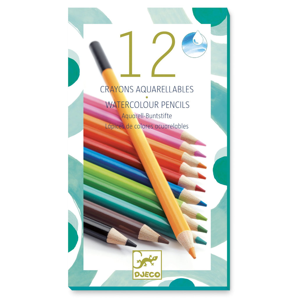 12 Watercolour Pencils - Classic